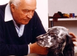 Rentner mit Irish Setter, Foto: IVH